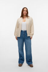 Vero Moda Curve Calça jeans larga tamanho grande Azul