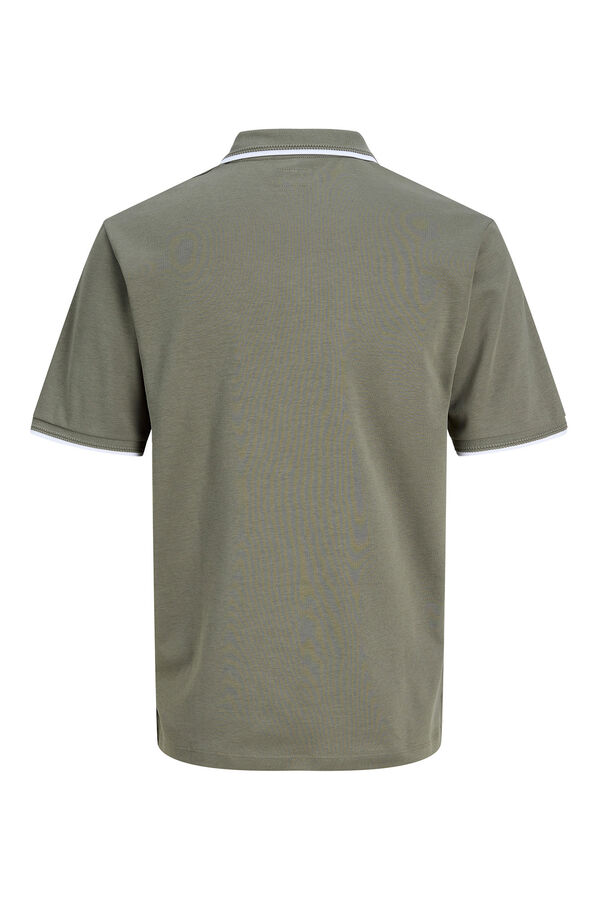 Jack & Jones Polo b&aacute;sico manga curta Verde