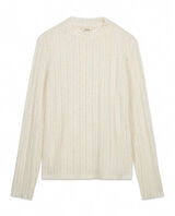 Slowlove Top punto estructura Marfil