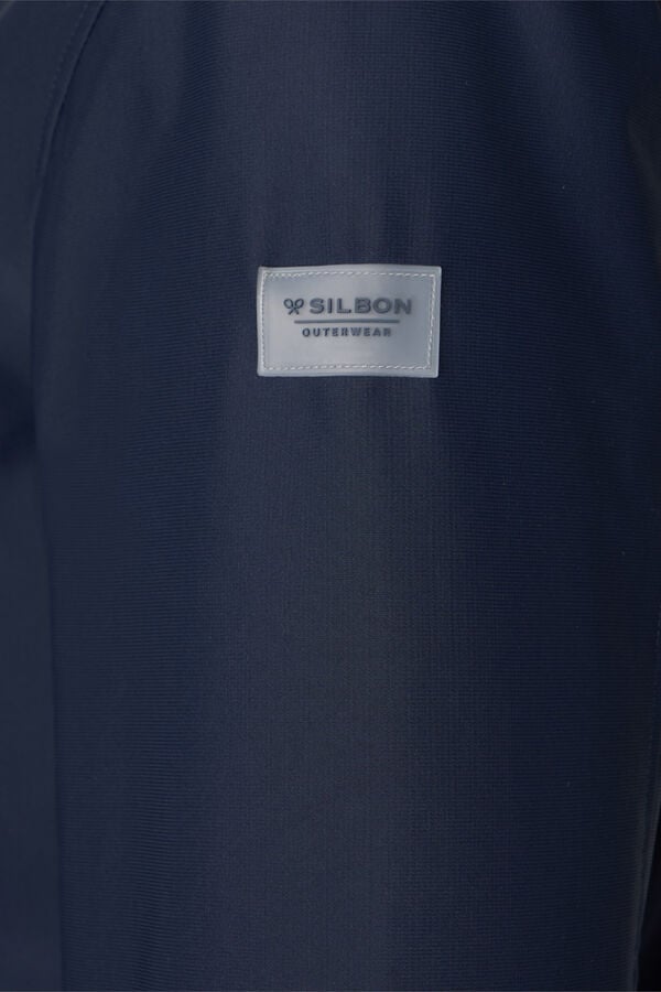 Silbon Parka técnica tailoring Azul marino