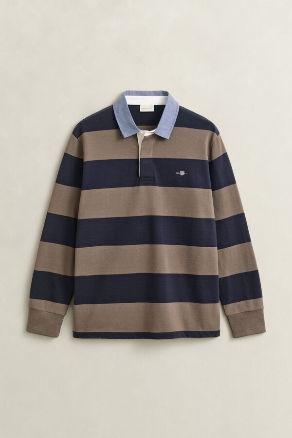 Gant Polo rugby cl&aacute;ssico Tostado