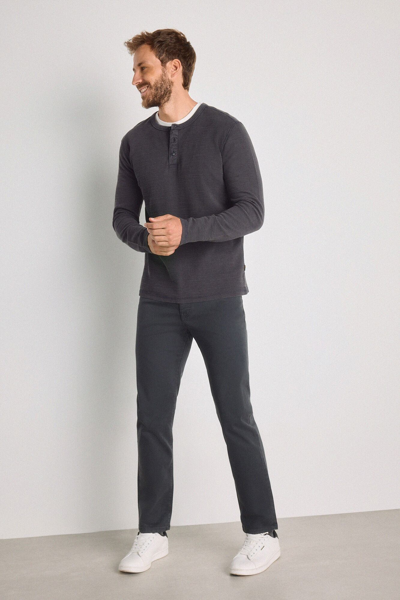 Jack & Jones T-shirt canelada regular