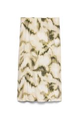 Vero Moda Satin-finish 7/8 skirt Green