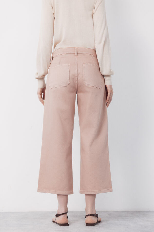 Cortefiel Jeans Marine Bolsillos Rosa