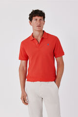 Cortefiel Polo shirt link structure Coral