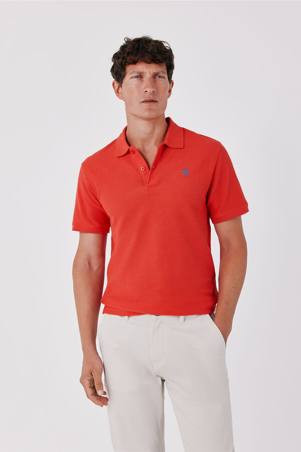 Cortefiel Polo shirt link structure Coral