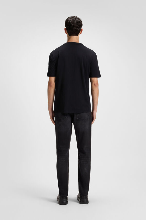 HUGO Short-sleeved T-shirt Black