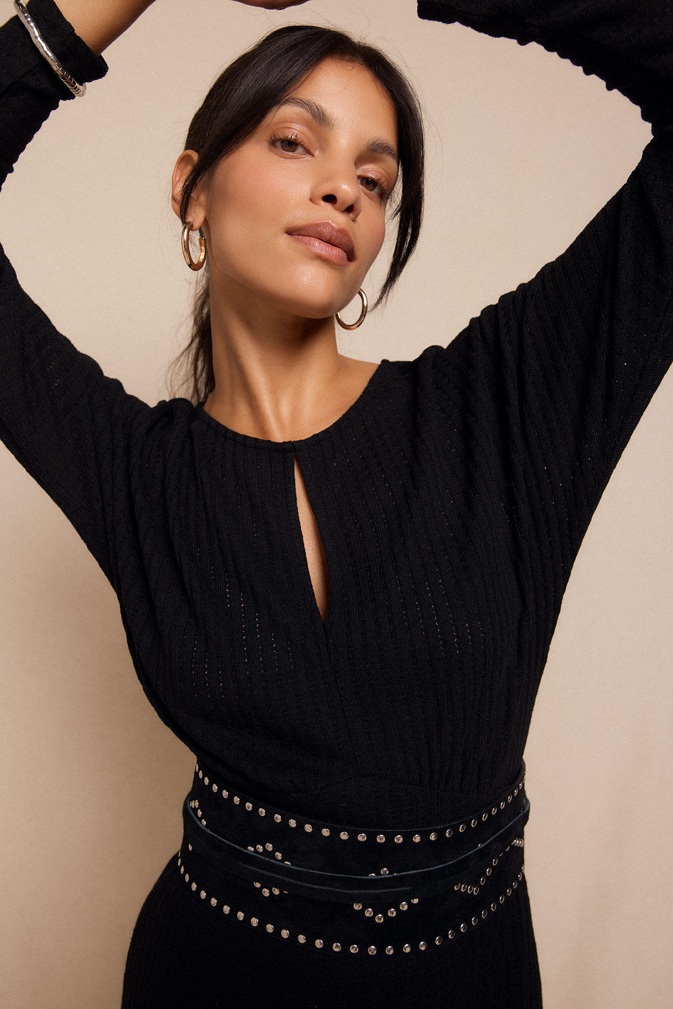 Slowlove Vestido estructura manga murci&eacute;lago