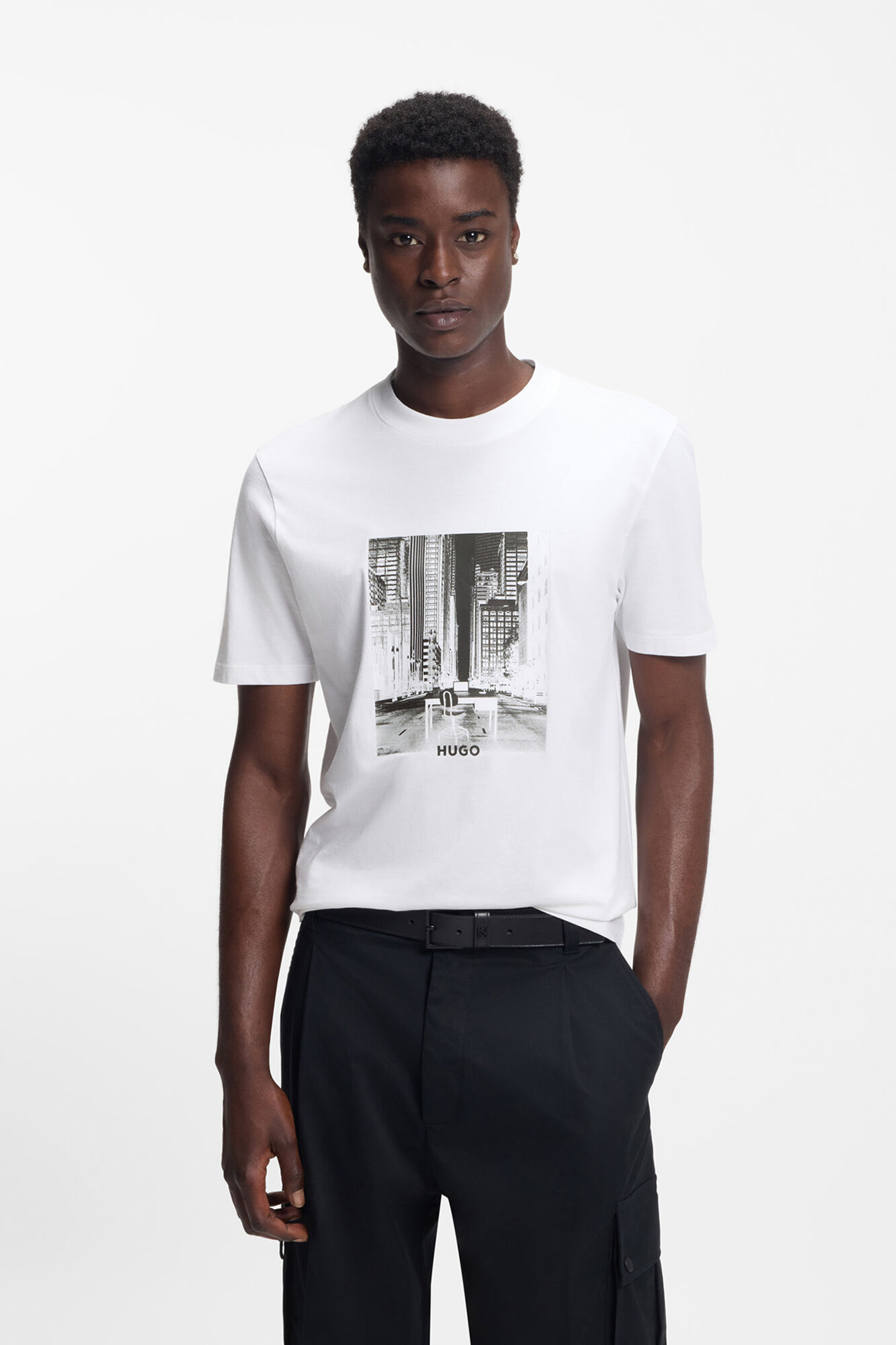 HUGO T-shirt de manga curta