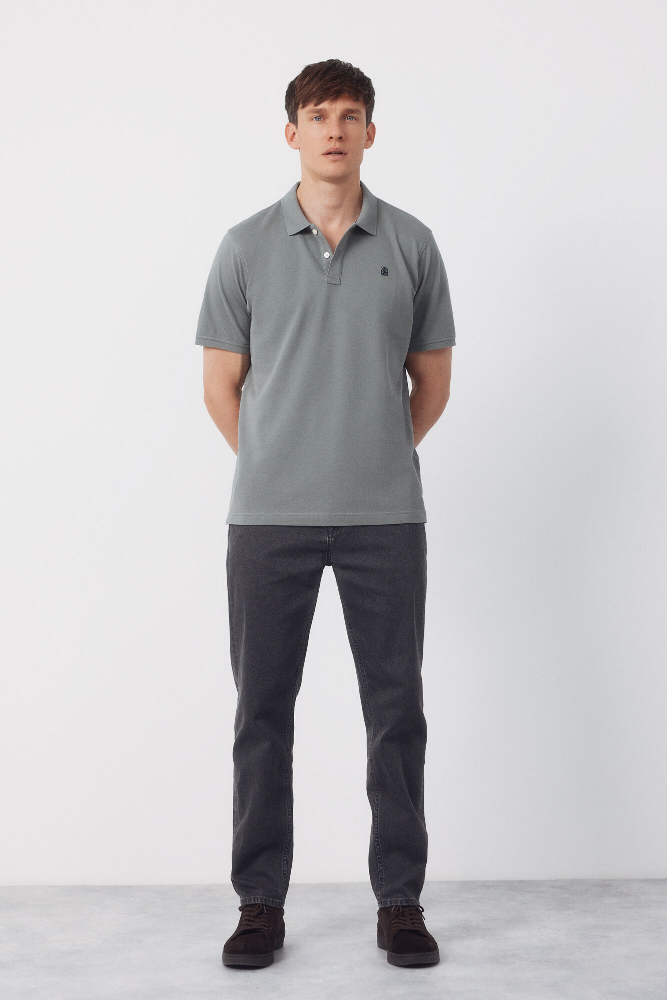 Cortefiel Basic piqu&eacute; polo shirt