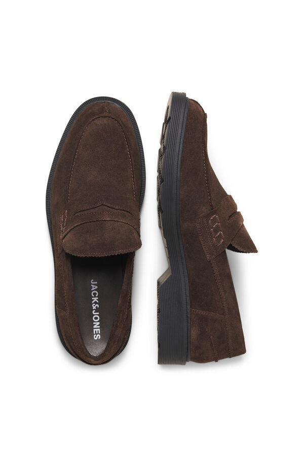 Jack & Jones Mocassim de pele fechado Castanho