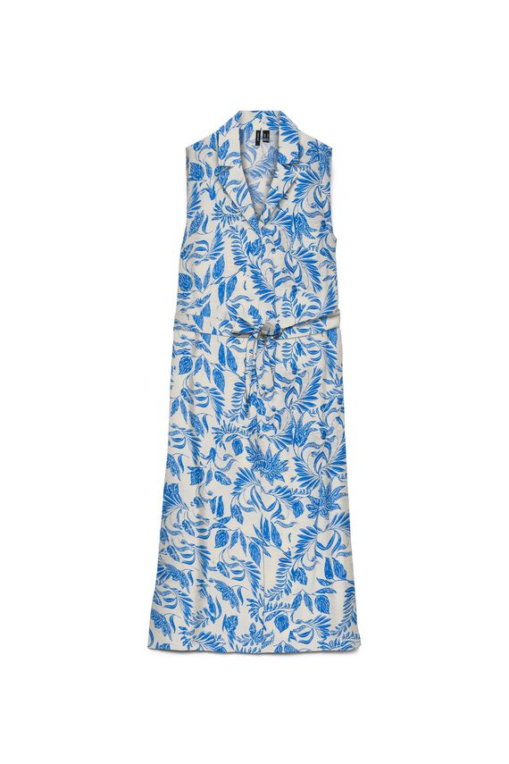 Vestido camisero sin mangas