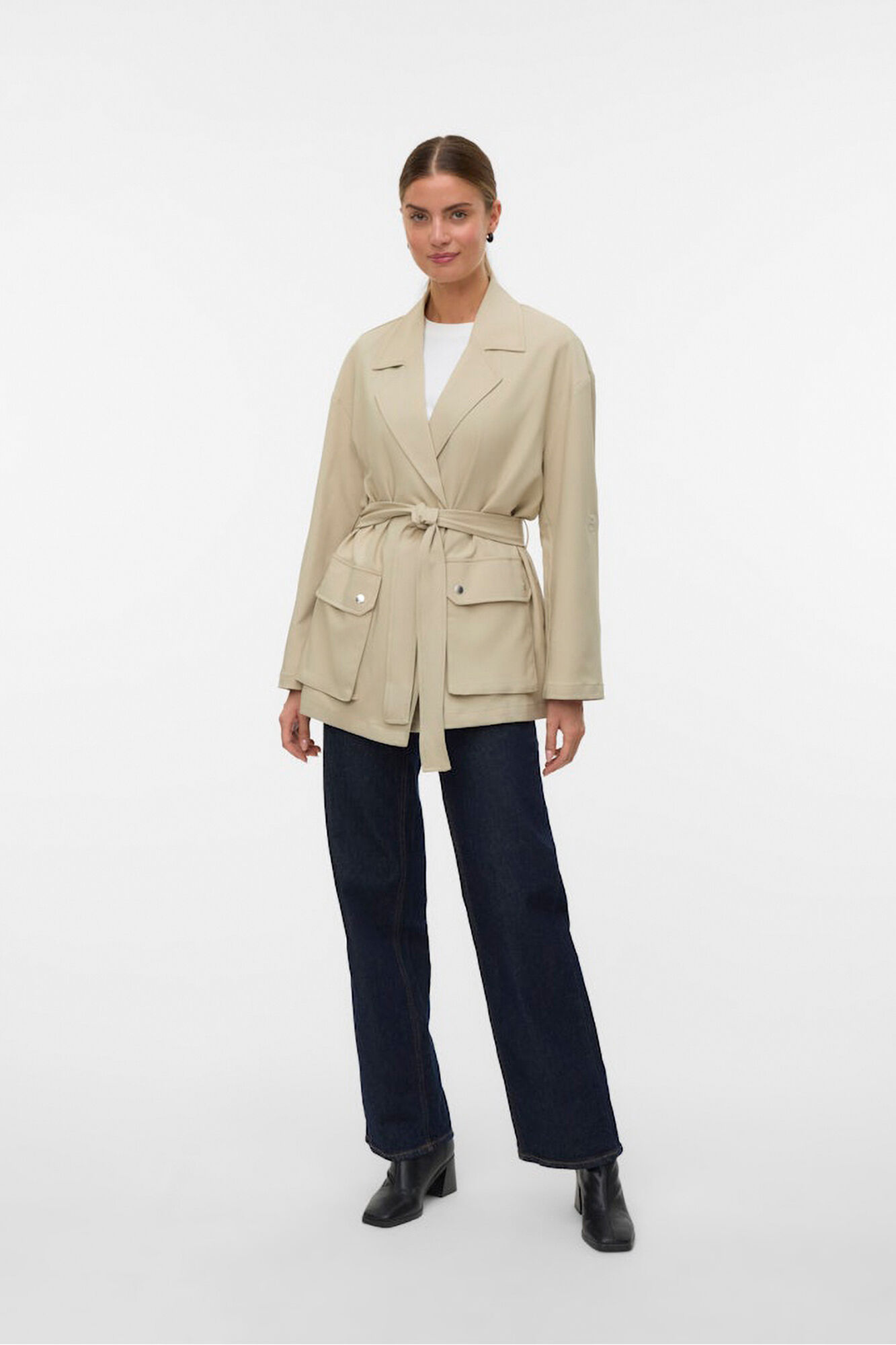 Vero Moda Casaco fino gola de aba