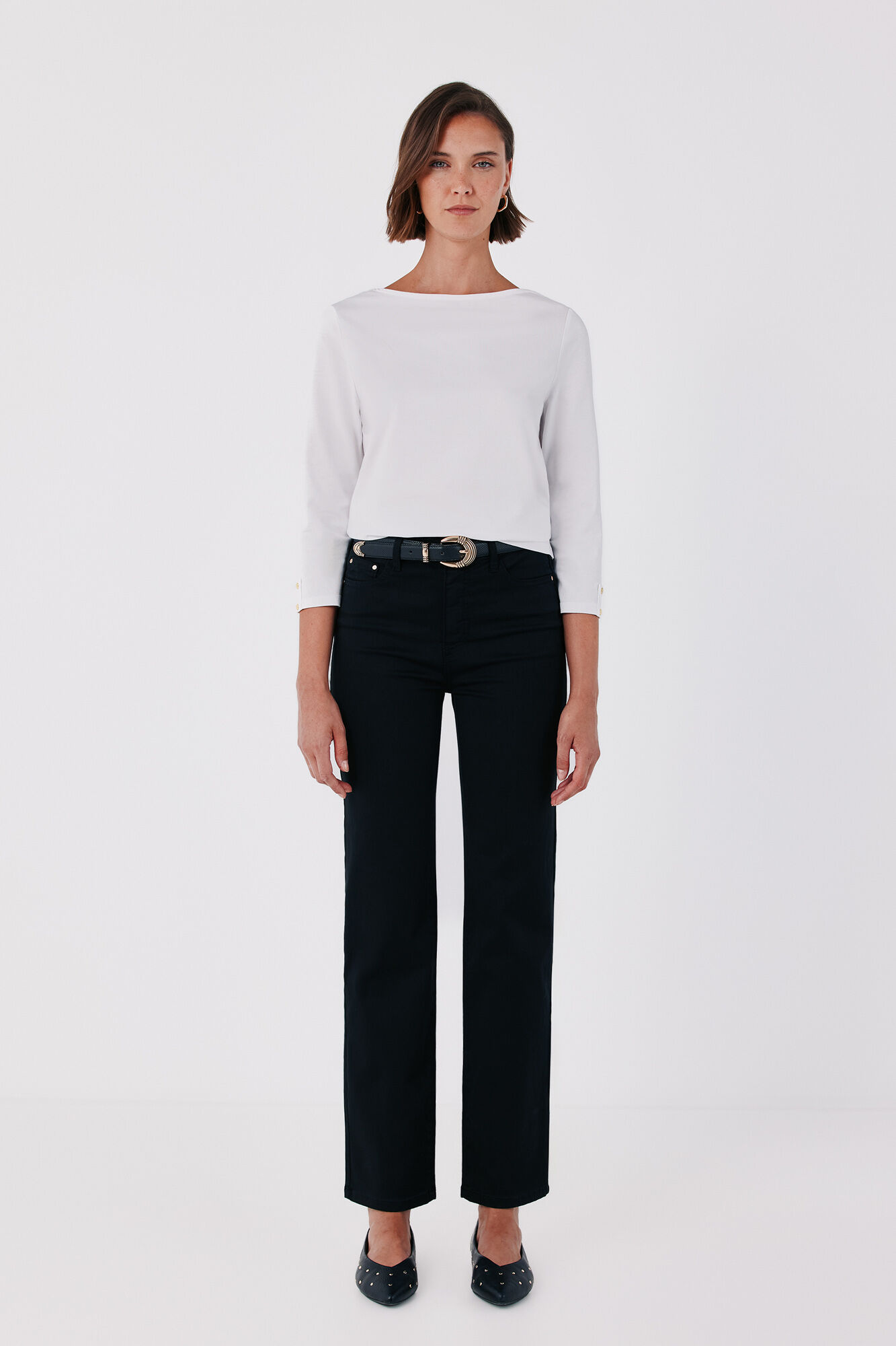 Cortefiel Boat neck T-shirt