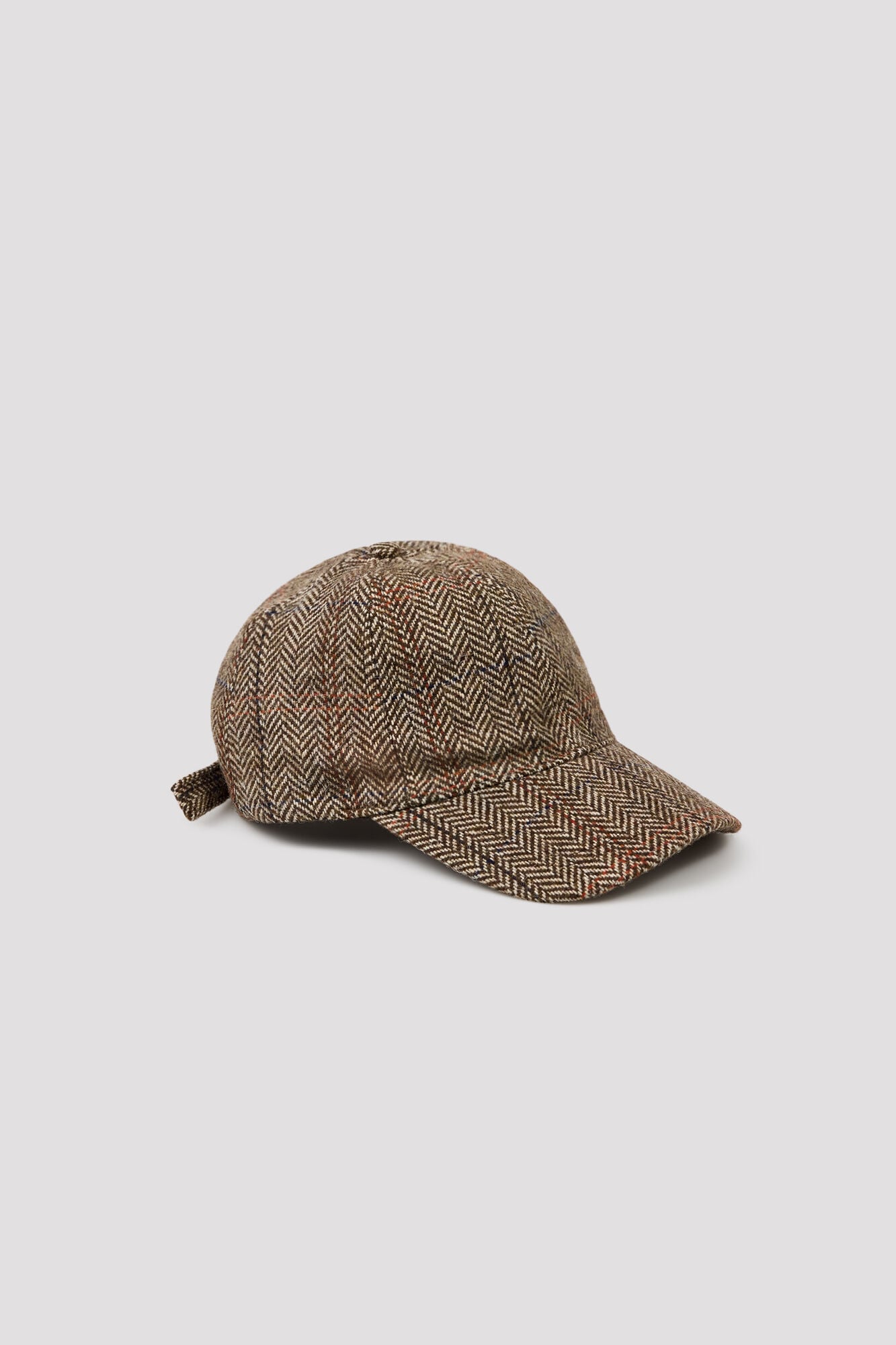 Cortefiel Checked herringbone cap