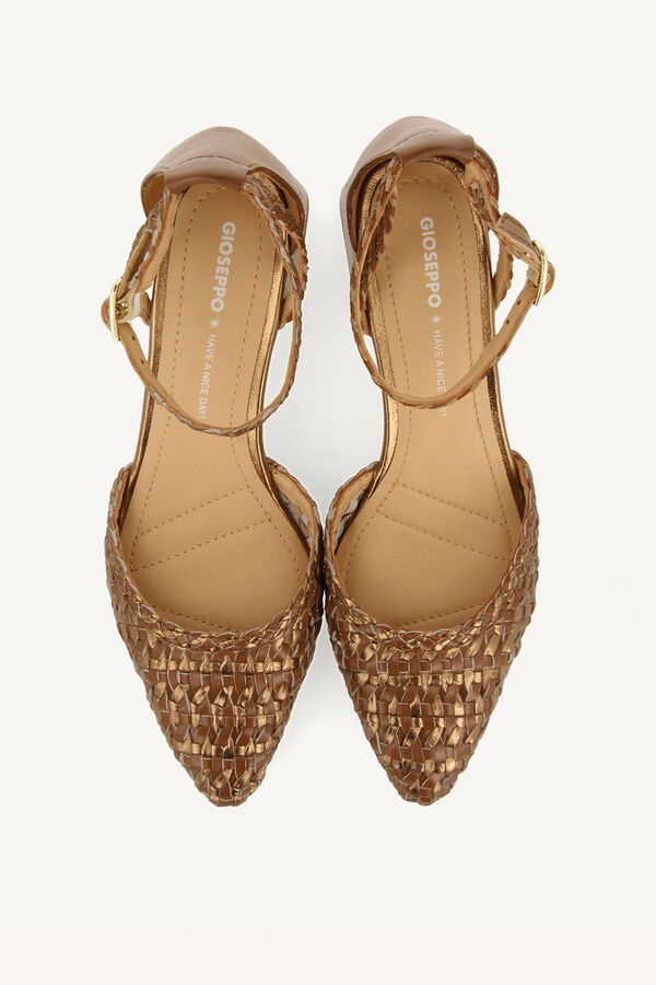 Gioseppo Zapatos de salón piel trenzada Camel