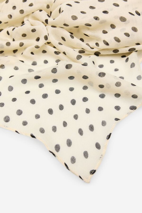 Cortefiel Len&ccedil;o de bolinhas Impress&atilde;o