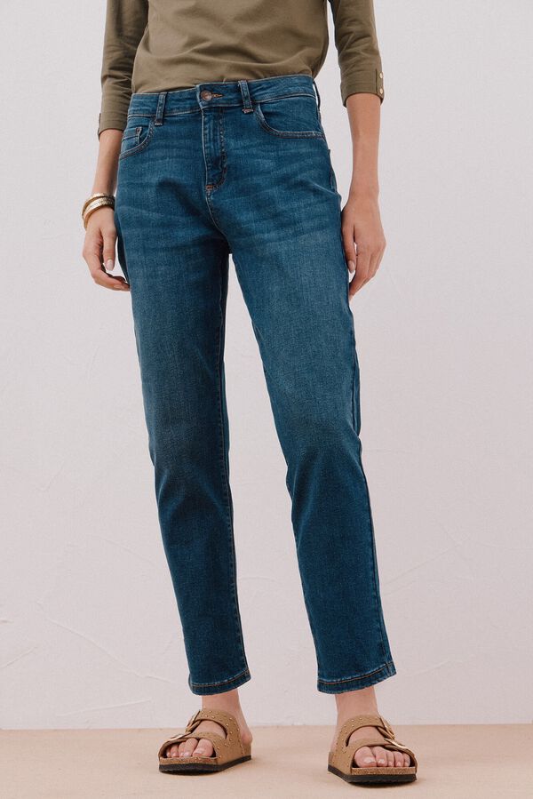 Cortefiel mom jeans  Blue