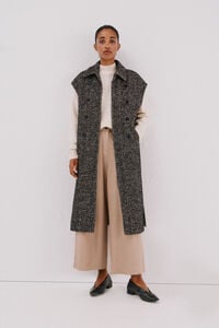 Cortefiel Colete comprido botões