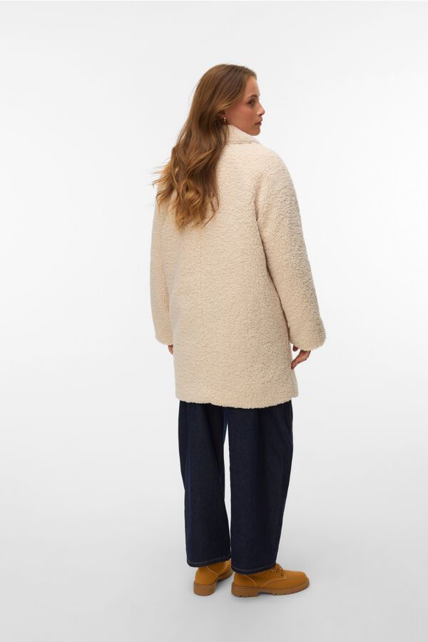 Vero Moda Sobretudo de borrego Tostado