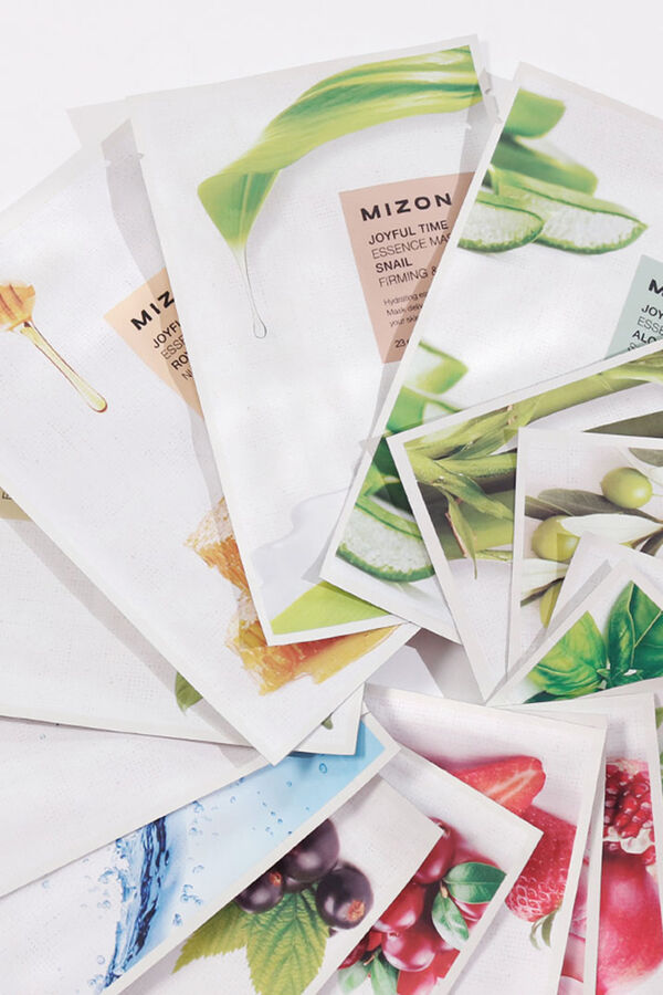 Mizon Mascarilla joyful time essence rosa Blanco