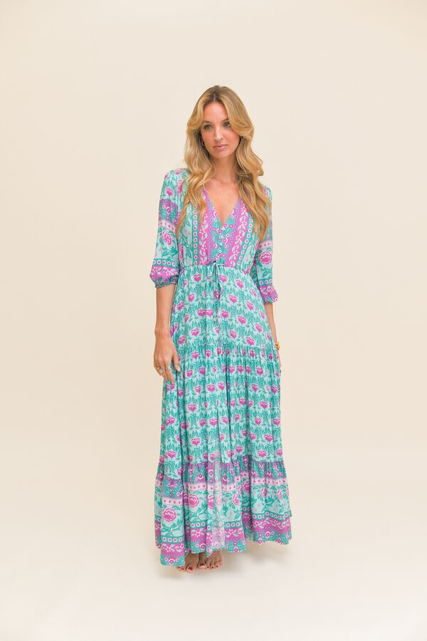Jaase Vestido comprido Tessa Azul
