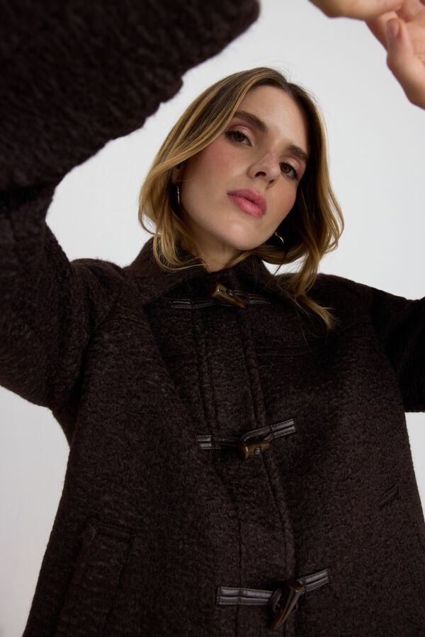 Vero Moda Casaco com fivelas Castanho