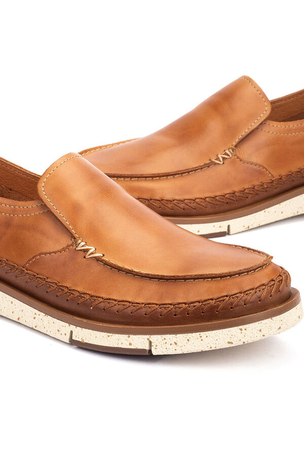 Pikolinos Men's elastic fastening loafers Brown