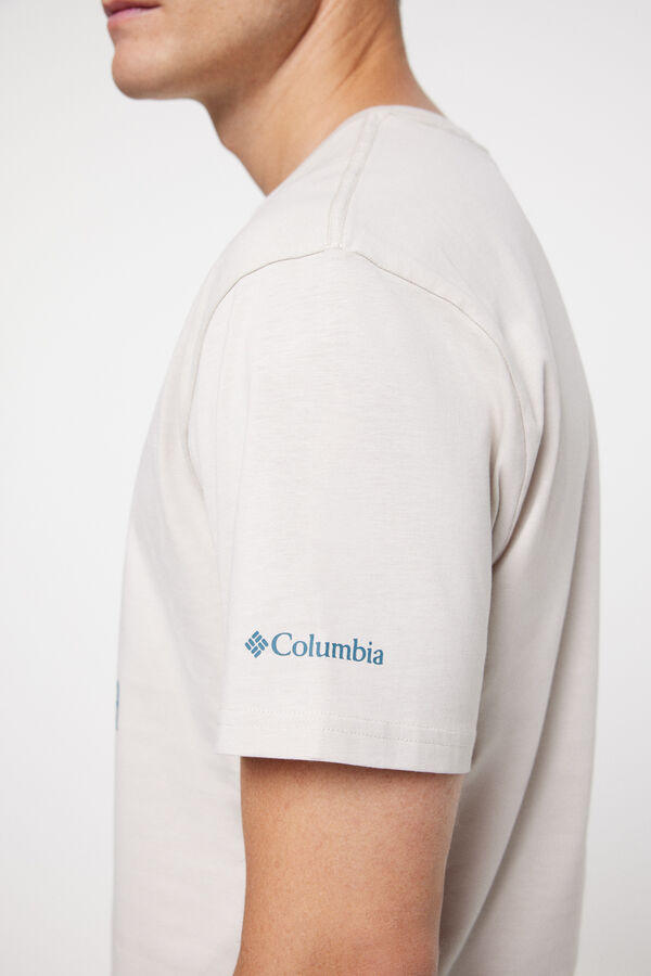 Cortefiel Columbia Rapid Ridge T-shirt™ back for men Beige