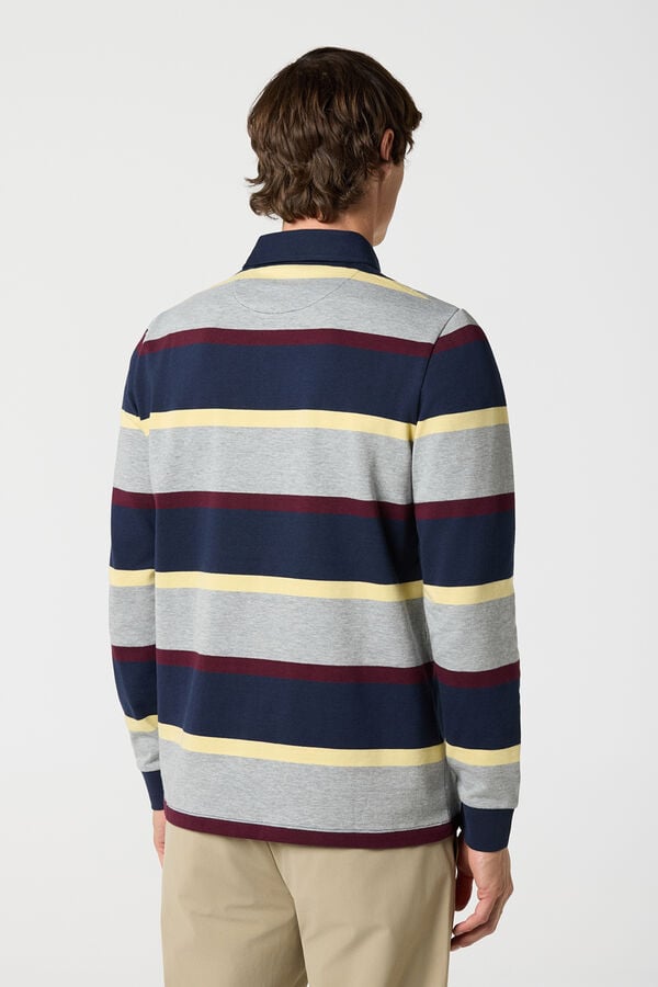 Williot Polo Multirriscas Williot Cinzento