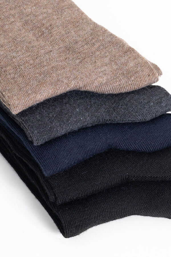 PuroEGO Conjunto de 5 pares de meias Multicolorido