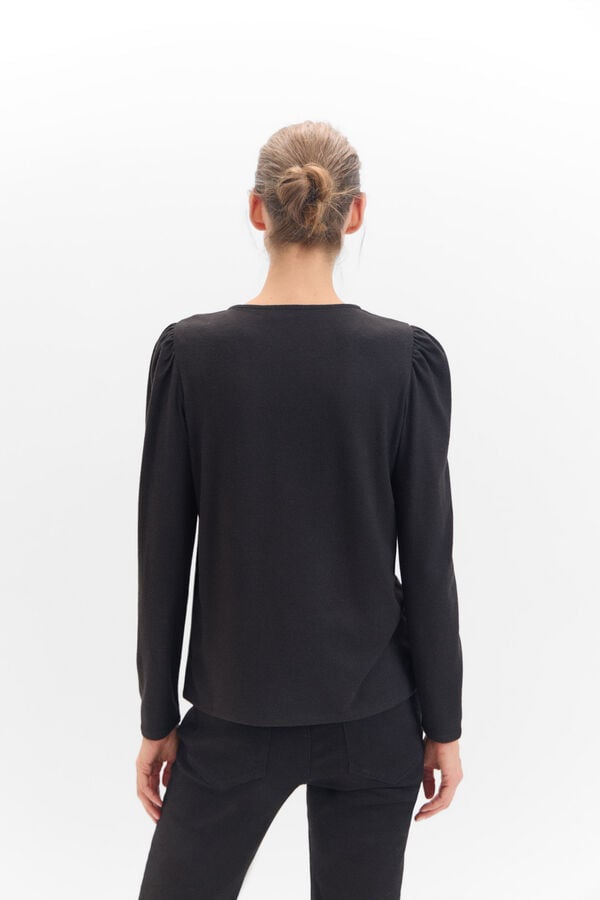 Cortefiel Pearl T-shirt Black