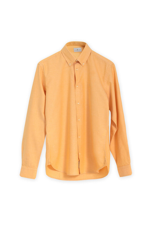Cortefiel Oxford shirt Yellow