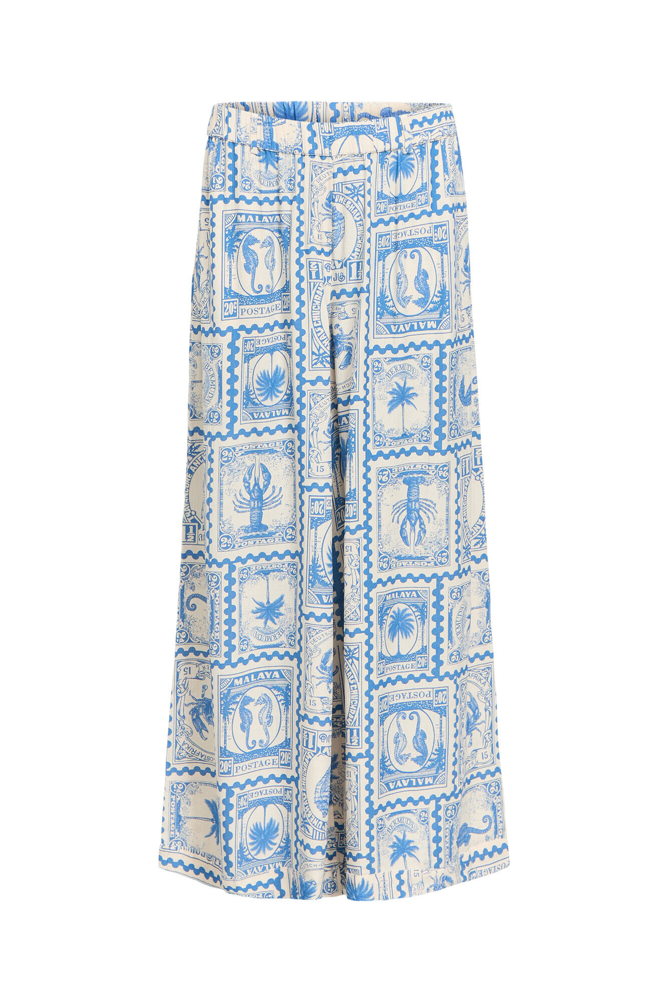 Object Cal&ccedil;a larga fluida estampada