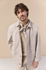 OOTO Casaco worker Ecru