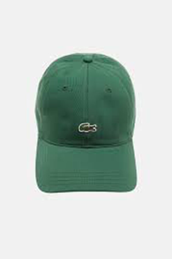 Lacoste Unisex Organic Cotton Twill Cap Green