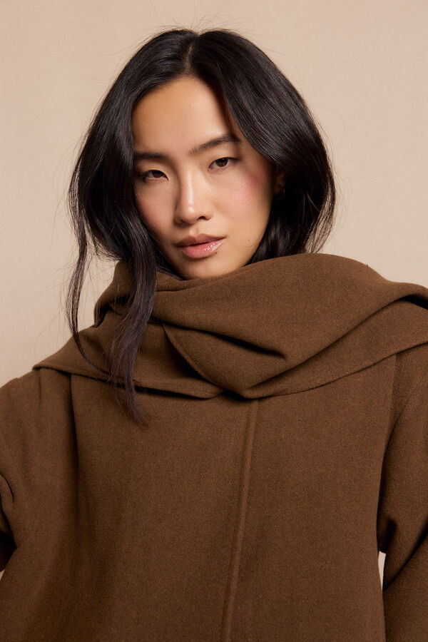 Slowlove Sobretudo cachecol Verde