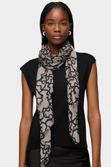 Tous Foulard Kaos en color piedra Gris