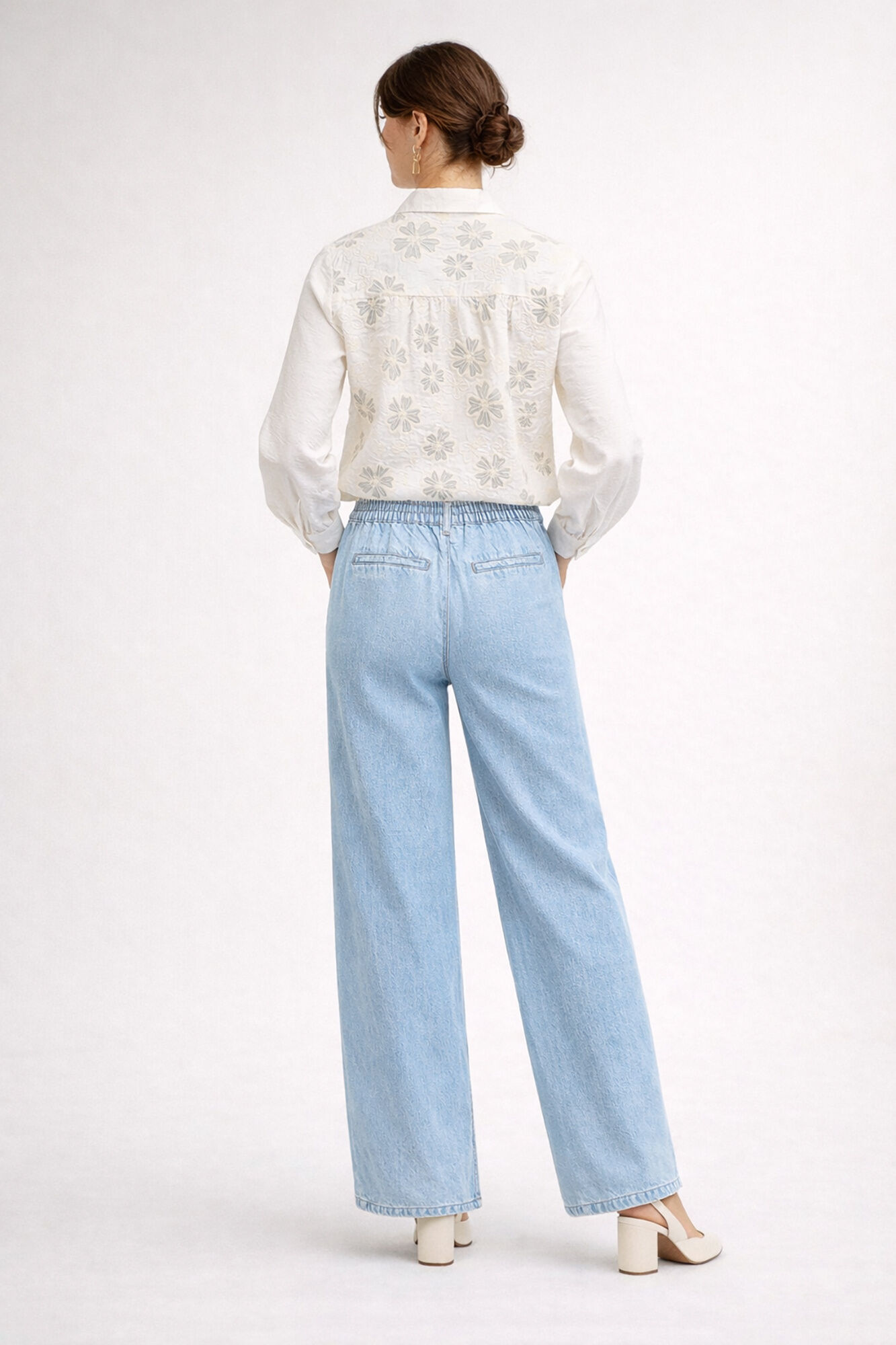 Object Camisa com costas bordadas