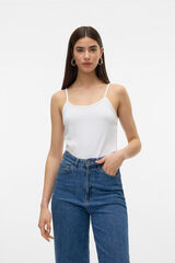 Vero Moda Top singlet elástico Branco
