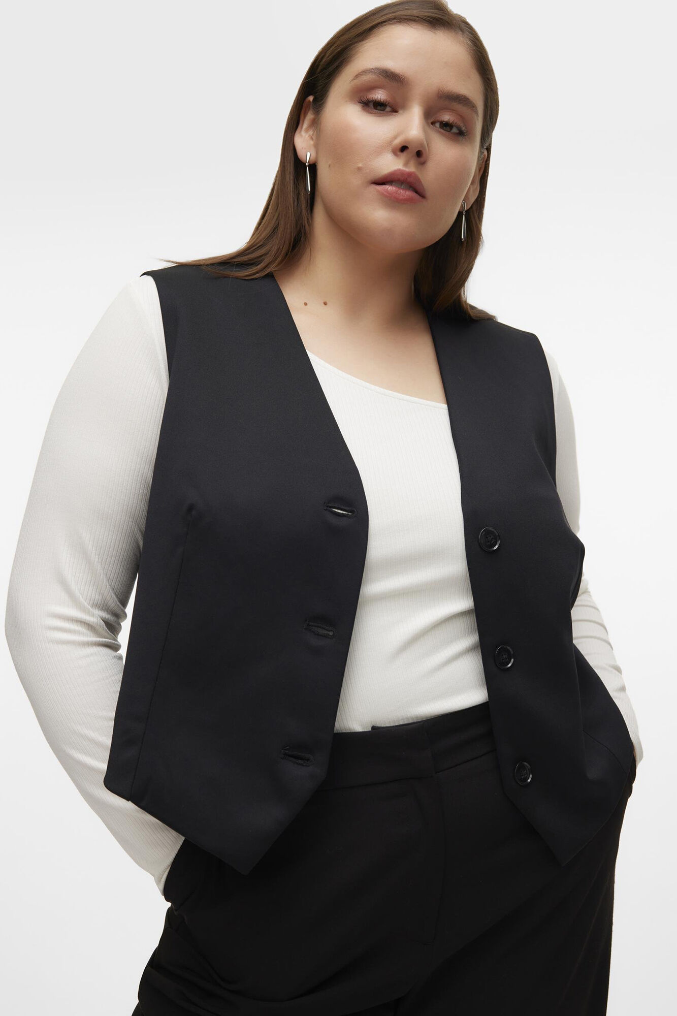 Chaleco mujer talla grande 2025