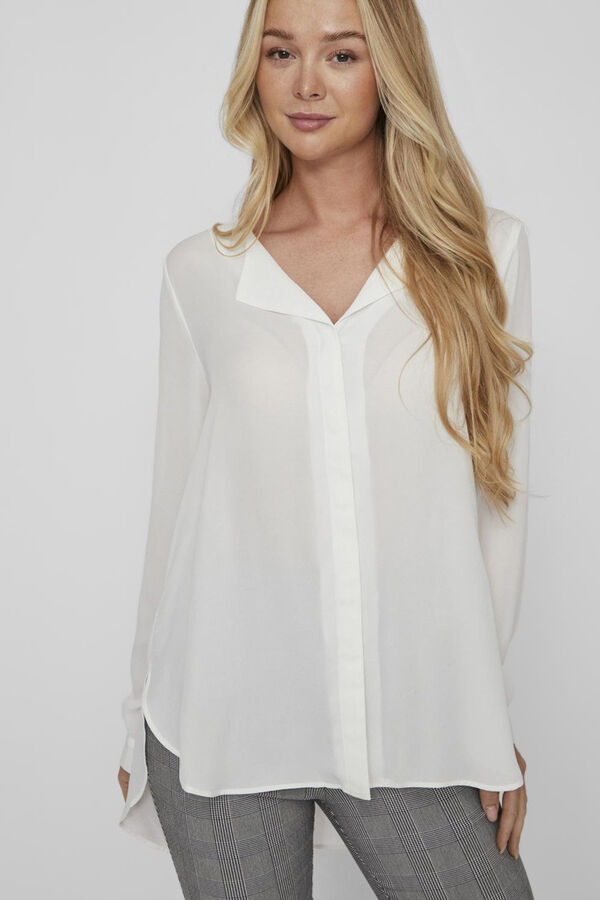 Vila Blusa de manga comprida Branco