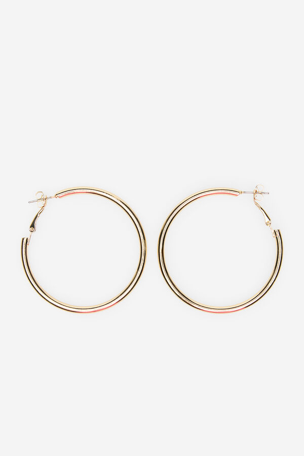 Cortefiel Classic gold hoop Gold