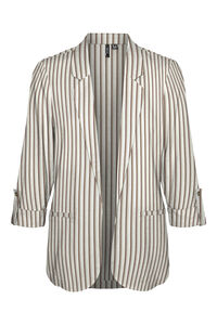 Vero Moda Blazer de linho sem fecho bot&atilde;o