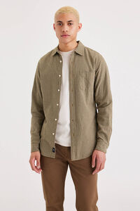 Dockers Camisa para homem Icon Slim Fit com botões