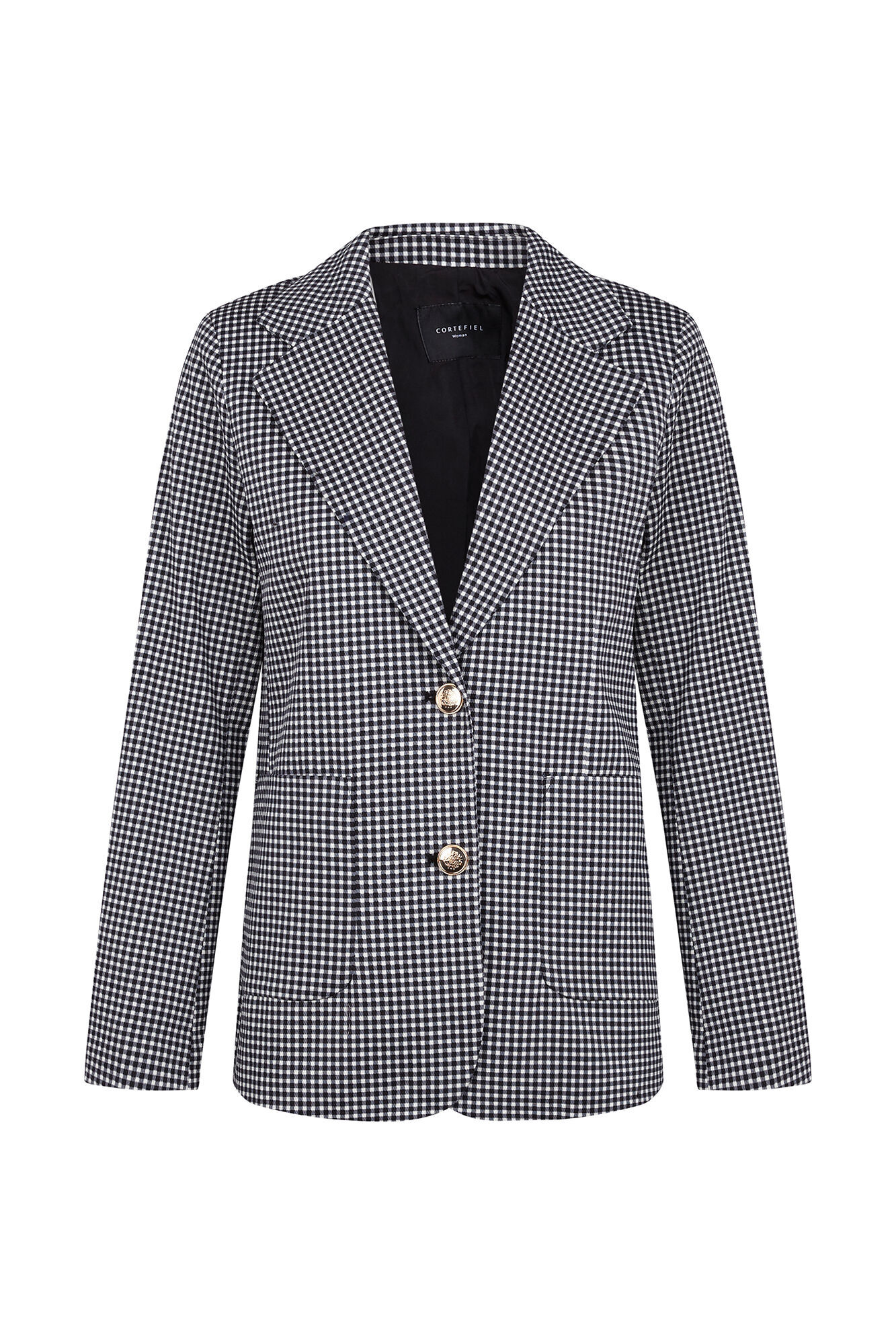 Cortefiel Piqu&eacute;-knit blazer
