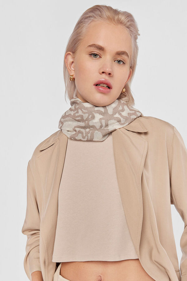 Tous Foulard Kaos en color piedra Gris