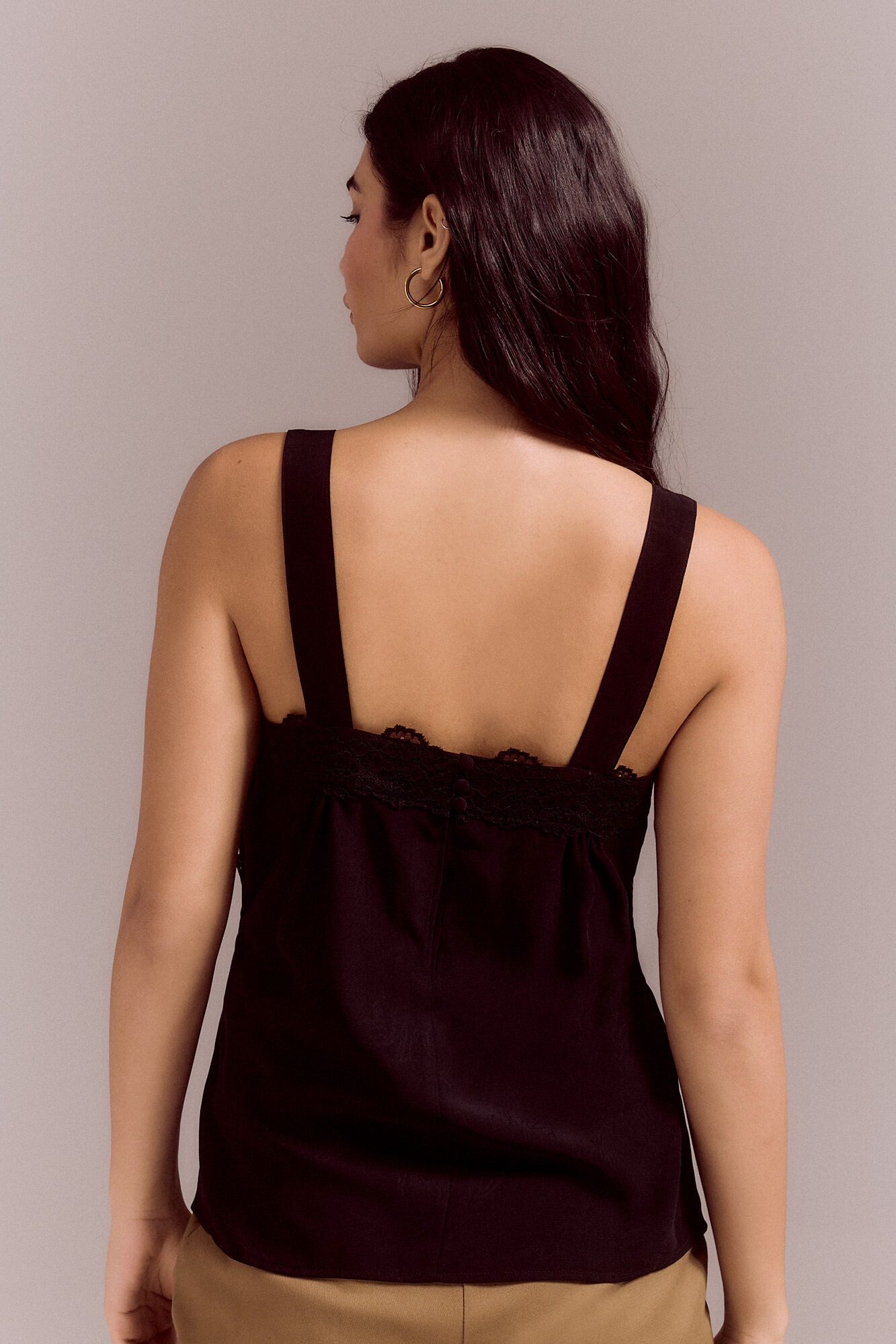 Top lencero marron deals
