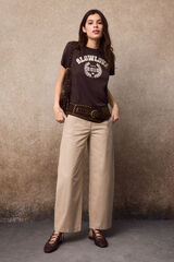 Slowlove Barrel cut trousers Nude