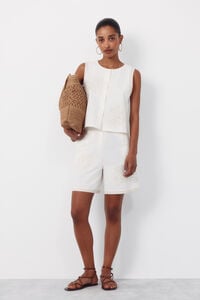 Cortefiel Embroidered top